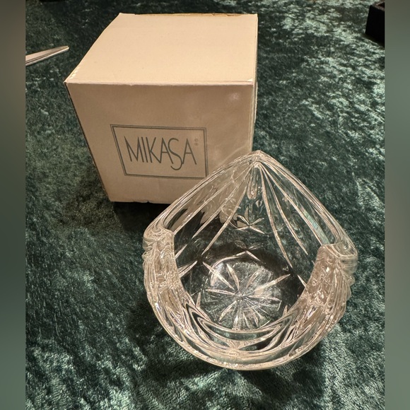 Mikasa Other - Mikasa Vintage Stardust 3” Crystal Candleholder, NIB.